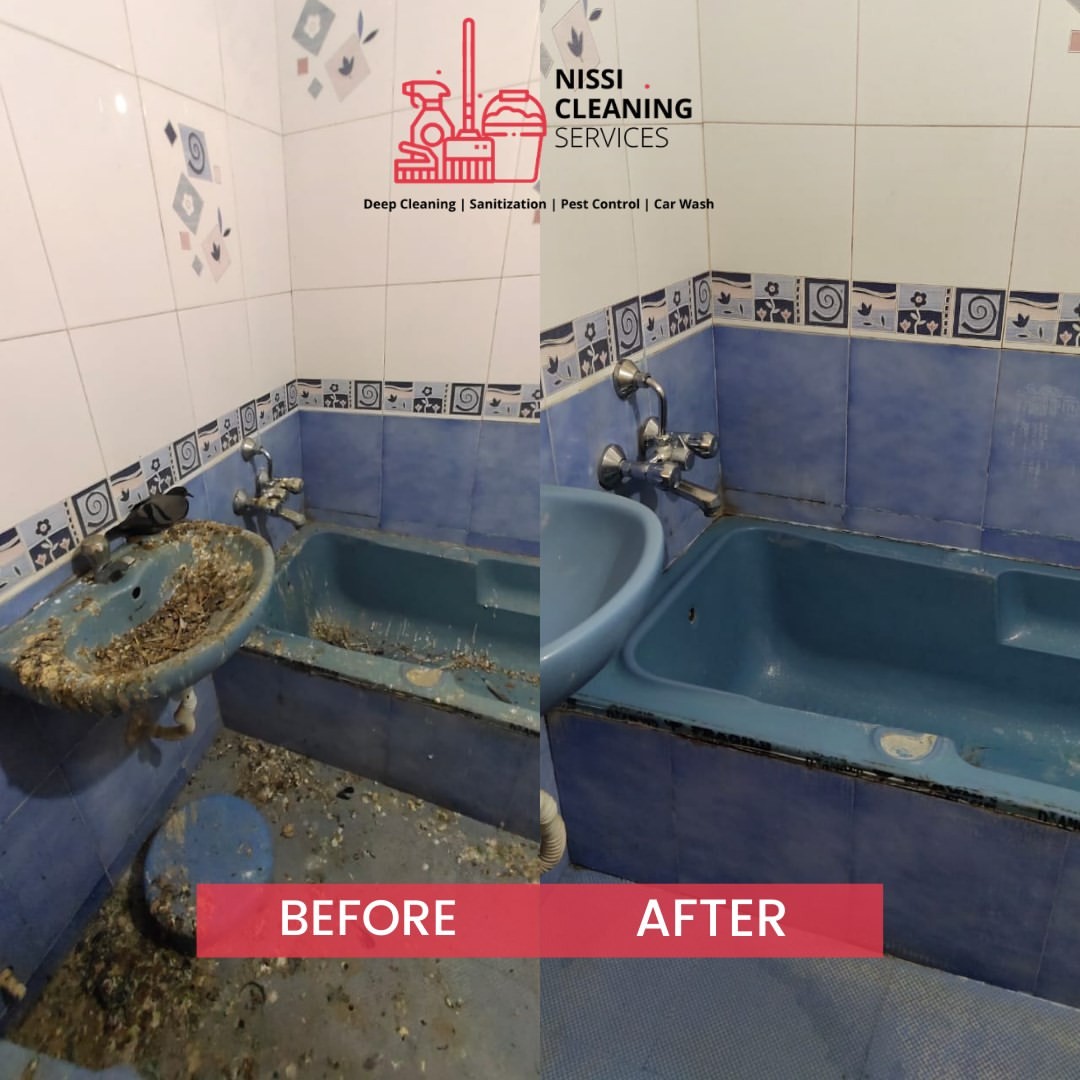 Bathroom Deep Cleaning by Nissi Cleaning Services Bengaluru